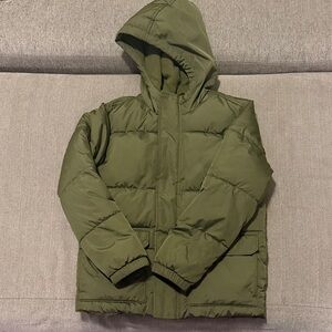 Old Navy Olive Green Fleece Jacket